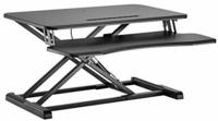 LogiLink EO0033 Sitz-Steh-Schreibtischaufsatz H&ouml;hen-Bereich: 100 bis 505mm Schwarz