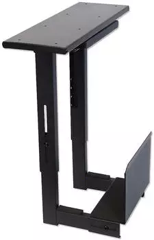 Lindy PC-Halterung f&uuml;r Untertischmontag, ausziehbar und drehbar schwarz (40284)