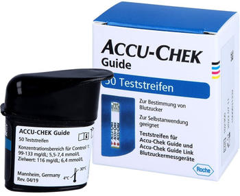 EvivaMed Accu Chek Guide Teststreifen (50 Stk.)