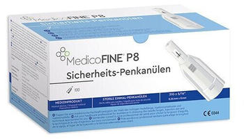 Medico-Lab Medicofine P8 Sicherheits-Pen Kanüle 8mm (100 Stk.)