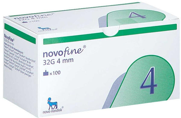 Novo Nordisk Novofine 4mm Kanülen 0,23x0,25mm 32G (100 Stk.)