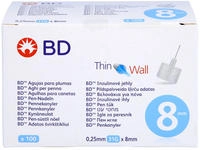 BD Pen-nadeln 0,25x8 mm 100 St