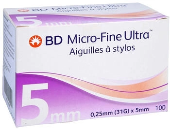 Kohlpharma BD Micro Fine Ultra Pen-Nadeln 0,25 x 5 mm (100 Stk.)