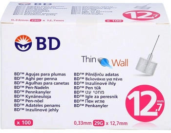 Docpharm BD Thin Wall Pen Nadeln 29G 0,33 x 12,7 mm (100 Stk.)