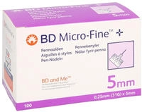 BD Micro-fine+ Pen-nadeln 0,25x5 mm 31 G 100 St