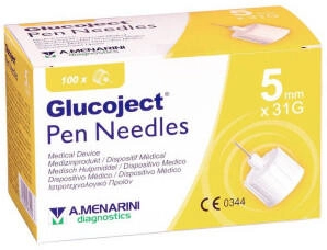 Berlin-Chemie Glucoject Pen-Nadeln 31 Gx5 mm 0,25 100 St Kanüle