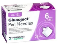 Glucoject Pen-nadeln 31 Gx6 mm 0,25 mm 100 St