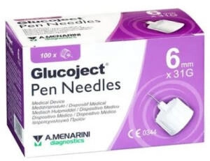 Berlin-Chemie GLUCOJECT Pen-Nadeln 31 Gx6 mm 0,25 mm 100 St