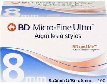 Actipart BD MICRO-FINE ULTRA Pen-Nadeln 0,25x8 mm 31 G 100 St.