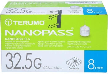 +Prisoma Nanopass 32,5 Pen Kanüle 0,22x8 mm 100 St