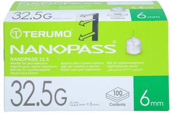 1001 Artikel Medical Nanopass 32,5 Pen Kan&uuml;len 32,5 G 0,22x6 mm