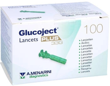 Kohlpharma GmbH Glucoject Lancets Plus 33 G 100 St