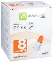 Mylife Autoprotect Pro Sich.-pen-nadeln 8 Mm 29 G 100 St