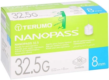 1001 Artikel Medical Nanopass 32,5 Pen Kanüle 32,5G 0,22x8mm