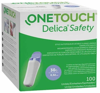 One Touch Delica Safety Einmalstechhilfe 30 G 100 St Lanzetten