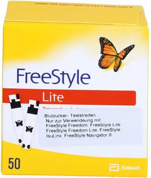 ToValCare Freestyle Lite Teststreifen ohne Codieren 50 St