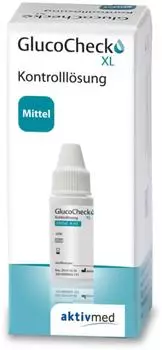 Aktivmed Glucocheck XL Kontrolllösung mittel 4 ml