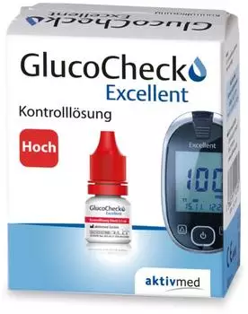 Aktivmed Glucocheck Excellent Kontrolllösung hoch 4 ml