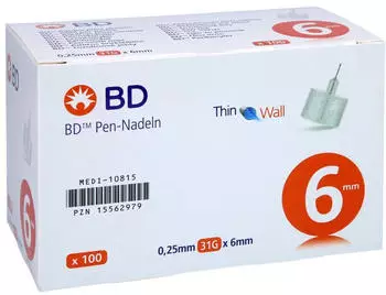Medi-Spezial GmbH Bd PEN-NADELN 0,25x6 mm 100 St