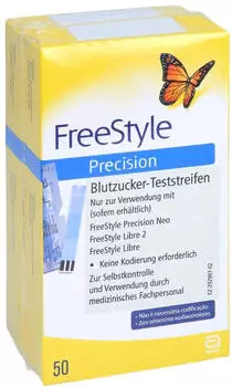 Medi-Spezial Freestyle Precision Blutzucker Teststr.o.Codierung 100 St