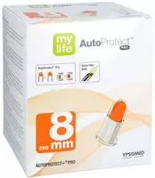 Mylife Autoprotect Pro Sich.-pen-nadeln 8mm 29 G 100 St