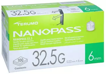 Medi-Spezial Terumo Nanopass 32,5 Pen Kanüle 0,22x6 mm 100 St