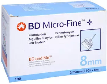 Docpharm BD Micro-fine+ Pen-nadeln 0,25x8 mm 31 G 110 St