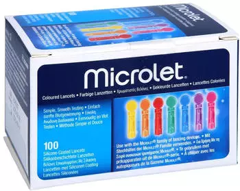 Docpharm GmbH Microlet Lanzetten farbig 100 St