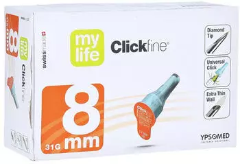 1001 Artikel Medical Clickfine Universal 8 Kan&uuml;len 0,25x8 mm 100 St