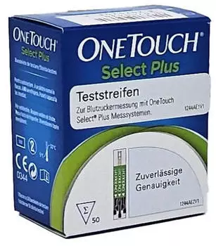 Adequapharm OneTouch Select Plus Blutzucker Teststreifen 50 St
