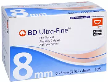 Medi-Spezial BD Ultra-Fine Pen-Nadeln 8 mm 31 G 0,25