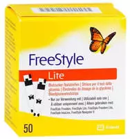 Freestyle Lite Teststreifen ohne Codiere 50 St