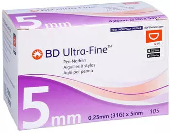 Avitamed BD Ultra-Fine Pen-Nadeln 5 mm 31 G 0,25