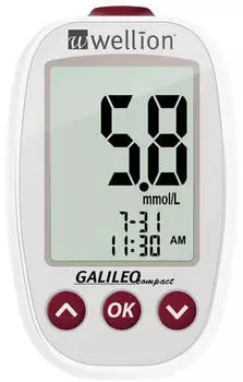 Wellion Galileo compact Blutzuckermessg.Set mmol / l