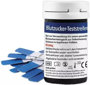 IEA Medical Teststreifen für Blutzuckermessgerät 50 Stück 50 St