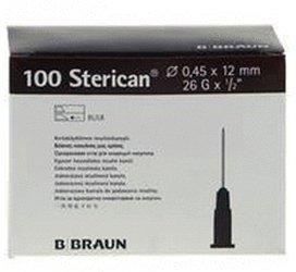 B. Braun Sterican Ins.Einm.Kan.26Gx1/2 0,45 x 12 mm (100 Stk.)
