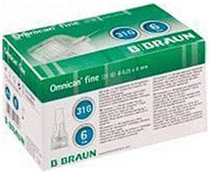 B. Braun Omnican Fine Pen Kanuele G31 0,25 x 6 mm (100 Stk.)
