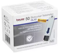 BEURER GL 40 Blutzuckerteststreifen 50 St