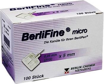 Berlin-Chemie Berlifine Micro Kanülen 0,25 x 5 mm (100 Stk.)