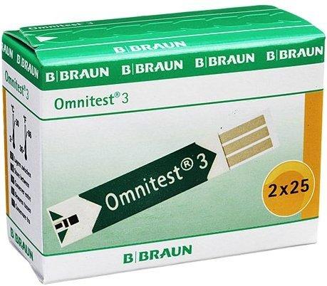 B. Braun Omnitest 3 Blutzuckersensoren (2 x 25 Stk.)