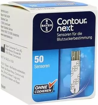 Ascensia Contour Next Sensoren Teststreifen (50 Stk.)