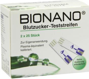 Imaco Bionano Blutzucker Teststreifen (2 x 25 Stk.)