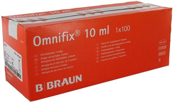 B. Braun Omnifix Einmalspritzen Lock 10 ml zentrisch (100 Stk.)