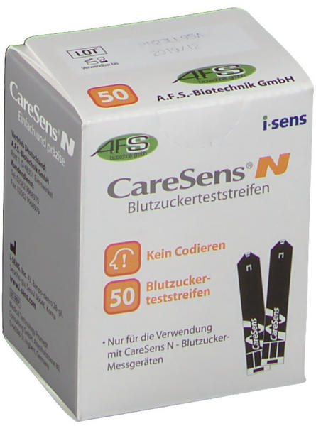A.F.S. Biotechnik Caresens N Blutzuckerteststreifen (50 Stk.)
