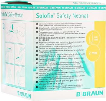 B. Braun Solofix Safety Neonat Lanzetten 0,8 x 2,0 mm (200 Stk.)