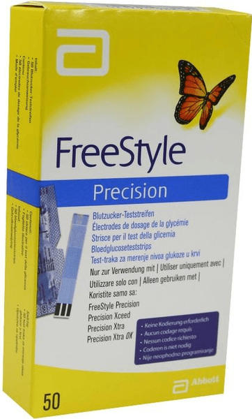 Abbott Freestyle Precision Blutzuckerteststreifen (50 Stk.)