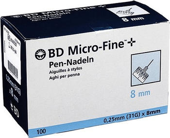 Actipart BD Micro-Fine+ 8 Nadeln 0.25 x 8 mm (100 Stk.)