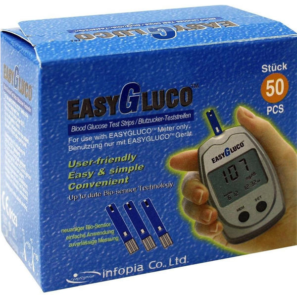 DYTREX EasyGluco Blutzucker Teststreifen (50 Stk.)