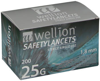Wellion Safetylancets 25G ( 200 Stk.)