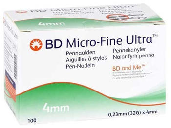Avitamed BD Micro fine Ultra Pen-Nadeln 0,23 x 4 mm (100 Stk.)